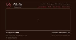 Desktop Screenshot of hotelvintage.fr